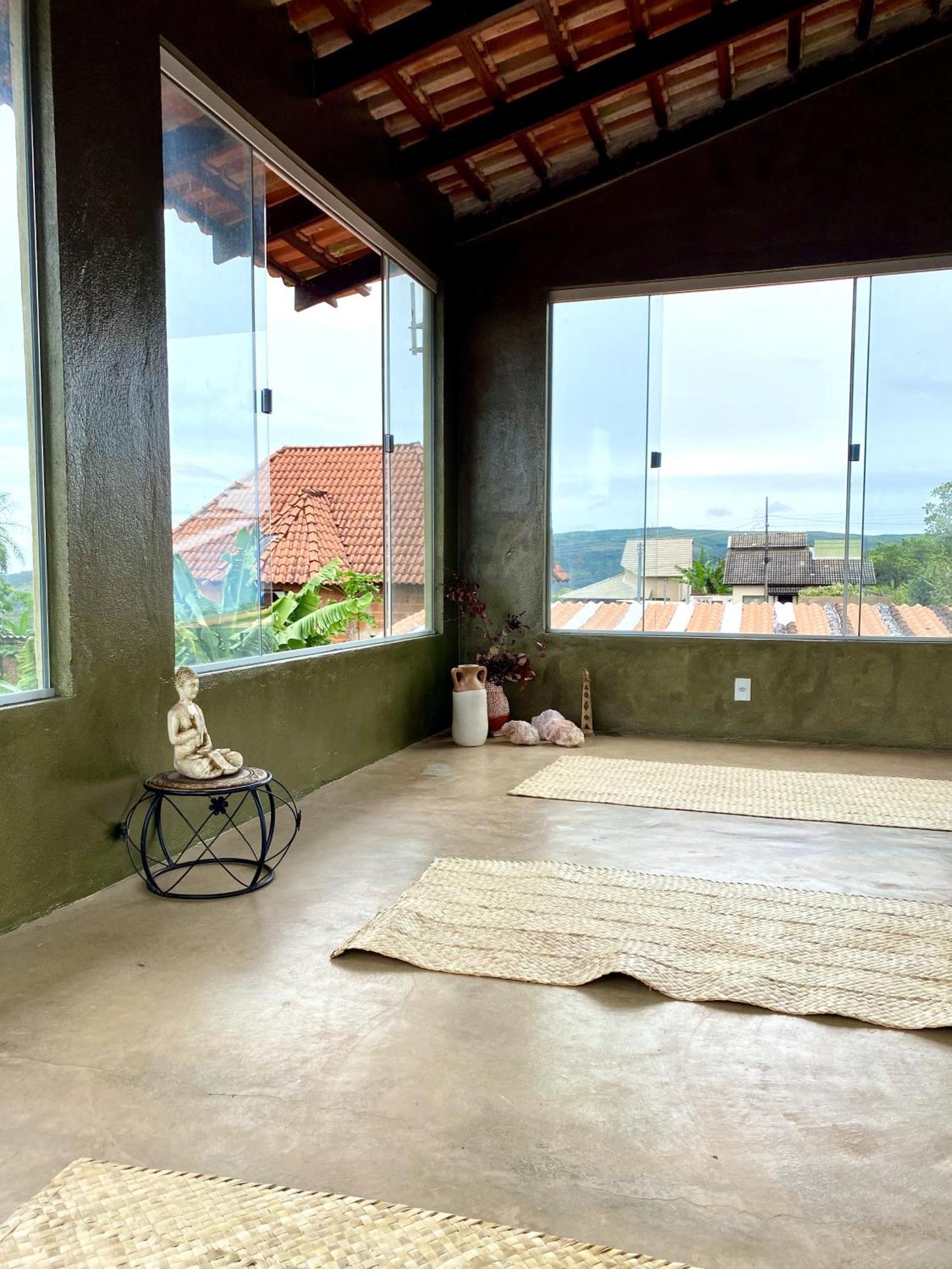 Private Cosmic Villa! 2 Homes, Yoga Room & Jacuzzi! Alto Paraíso de Goiás Kültér fotó